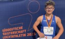 Maik-Leon Hoppe sprintet zur Süddeutschen Meisterschaft 