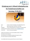 Vollyeball-Mixed Turnier 2025